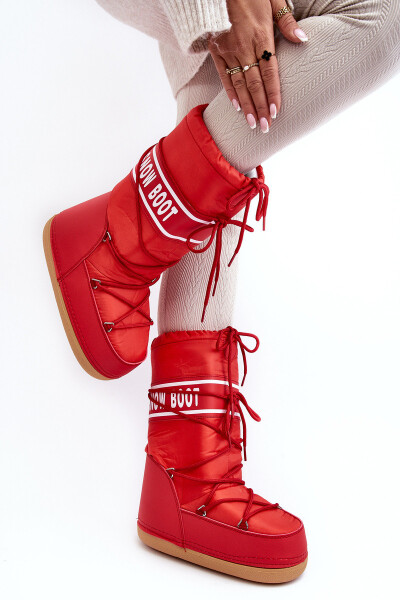 Dámské vysoké sněžky červené Venila 41/42