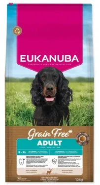 Eukanuba Grain Free Adult se zvěřinou 12 kg / Granule pro psy / pro dospělé psy všech plemen (1764-111812)