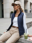 Dámská prošívaná vesta STANSY navy blue FashionStreet TY3962 L
