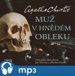 Muž hnědém obleku Agatha Christie