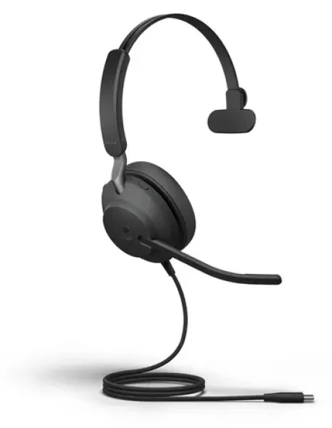 Jabra Evolve2 40 SE USB-C Mono / Mono náhlavní souprava / mikrofon / MS certifikace (24189-899-899)
