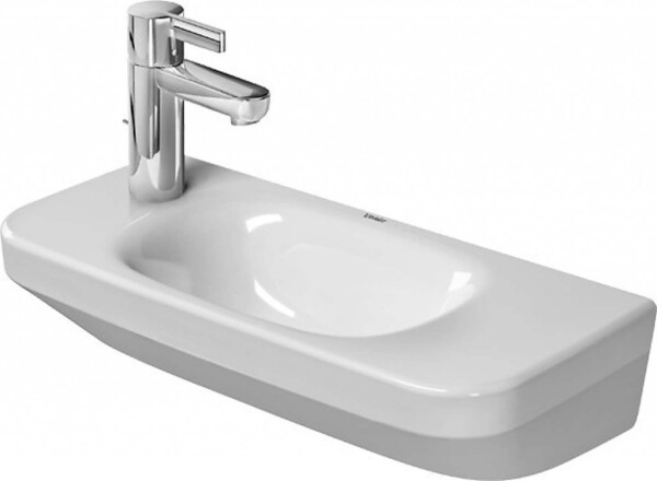 DURAVIT - DuraStyle Umývátko 50x22 cm, bez přepadu, s otvorem pro baterii vlevo, bílá 0713500009