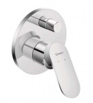 DURAVIT - Wave Baterie pod omítku, pro 2 spotřebiče, s tělesem, chrom WA4210008010