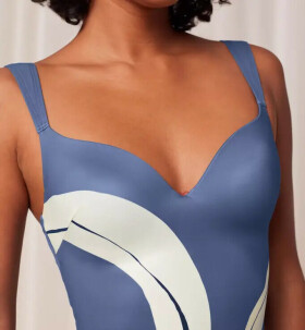 Dámské tankini vrchní díl Summer Allure WP Tankini modré - Triumph 38E