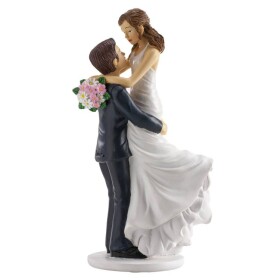 Dortisimo Dekora figurka Ženich držící nevěstu 18 cm