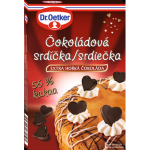 Dr. Oetker Čokoládová srdíčka extra hořká (45