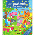 Tři prasátka - Třpytivé samolepky - Přečtia a dolep si pohádku