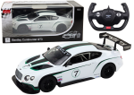 RASTAR Auto na dálkové ovládání R/C Bentley Continental GT3 1:14 Rastar bílé