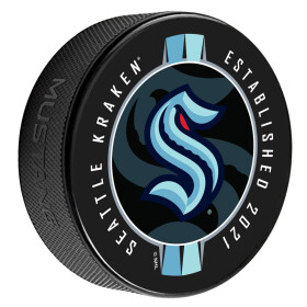 Mustang Puk Seattle Kraken NHL Ribbon Printed
