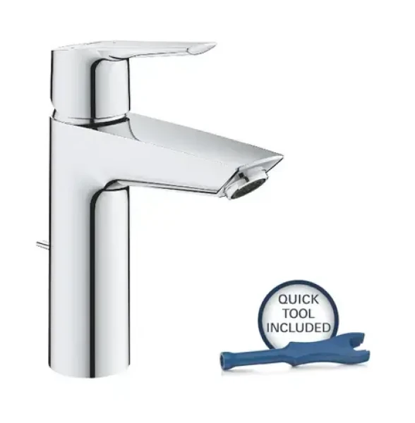 Grohe QuickFix Start - Umyvadlová baterie s výpustí studený start chrom (23552002)