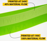 LW PLA green filament 1,75 mm ColorFabb 750 g