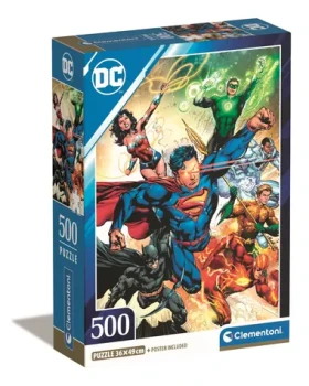 Clementoni PUZZLE DC Comics: Liga Spravedlnosti