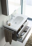 DURAVIT - Ketho Umyvadlová skříňka 48x60x48 cm, 2 zásuvky, lesklá bílá KT642802222