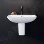 DURAVIT - ME by Starck Polosloup pro umyvadla ME by Starck, s WonderGliss, alpská bílá 08584000001