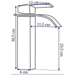 REA - Umyvadlová baterie FALCON černá REA-B0252