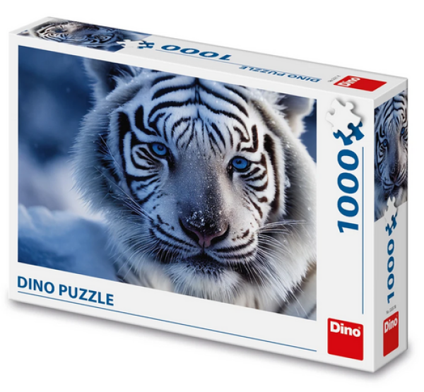 Puzzle Bílý tygr 1000 dílků