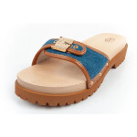 Dámské dřeváky W F305492349 hnědo-modré - Scholl Iconic 40