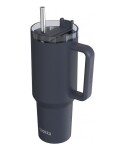 Nerezový termohrnek s brčkem Stream Black 1200ml