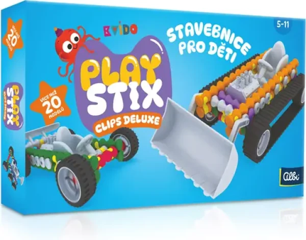 ALBI Kvído Stavebnice Playstix s klipy Deluxe