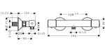 HANSGROHE - Ecostat Universal Termostatická sprchová baterie, chrom 13122000