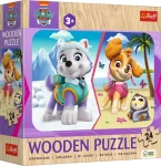 Trefl - Puzzle - Dřevěné puzzle Tlapková patrola: Dívčí hlídka