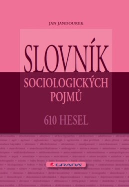 Slovník sociologických pojmů - Jan Jandourek - e-kniha