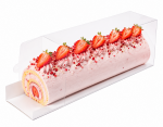 Cake star Box na roládu s průhledným víkem