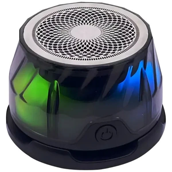 4smarts SoundCharge černá / Reproduktor / MagSafe / Bluetooth 5.4 / bezdrátové nabíjení / RGB (541365)