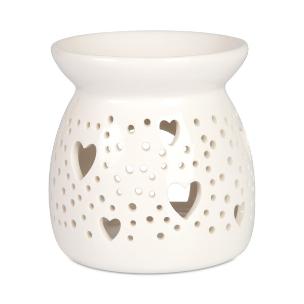 Porcelánová aromalampa - Srdíčka - Albi