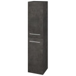 Dřevojas - Vysoká skříň s košem na prádlo DOS SVD2K 35 - D16 Beton tmavý / Úchytka T04 / D16 Beton tmavý / Levé 210625E