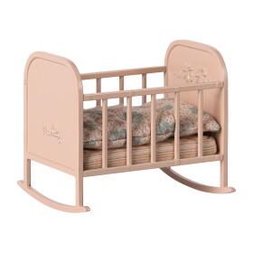 Maileg Kolébka pro myší miminko Maileg - Light Rose, růžová barva, kov