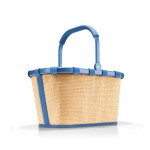 Nákupní košík Reisenthel Carrybag Frame Raffia blue