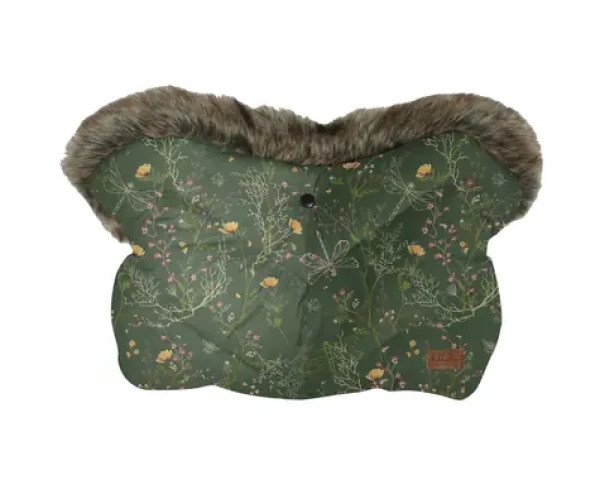 KikkaBoo Rukavice na kočárek Luxury Secret Garden Green (31108040157KB)