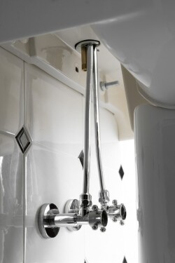 SAPHO - Pevná připojovací trubka 10-M10x1, 30 cm, chrom TUB31