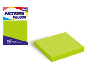 Bloček samolepící 75x75mm 100 listů zele