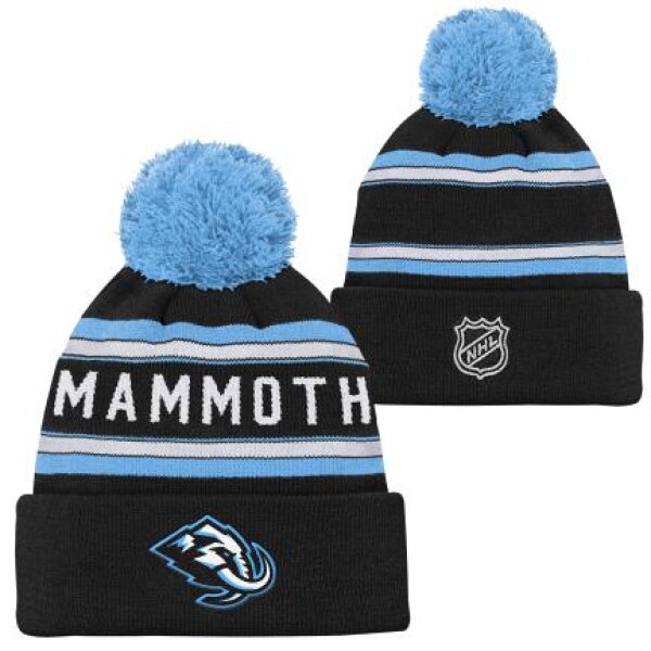 Outerstuff Dětská zimní čepice Utah Mammoth NHL Jacquard Cuffed Knit With Pom