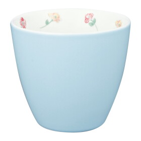 GREEN GATE Latte cup Pale Blue Lianca 300 ml, modrá barva, porcelán 300ml