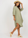 Dámské košilové šaty TW SK BE 199D.85P pistácie - FPrice L/XL