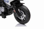 Mamido Dětská elektrická motorka BMW F850 GS bílá