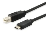 Equip USB-C na USB-B černý / Kabel / USB 2.0 / K tiskárně / 1 m (12888207)