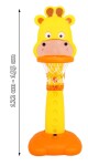 Mamido Basketbalový koš 155 cm žirafa