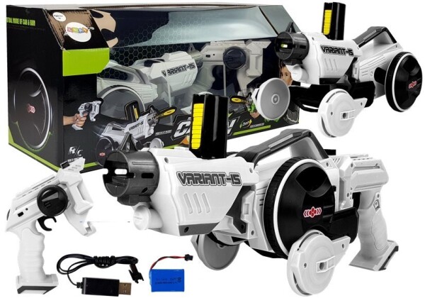 Mamido Auto na dálkové ovládání R/C pistole 2v1 bílé