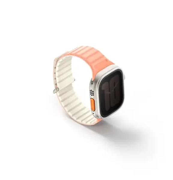 UNIQ Revix Evo Reversible Magnetic řemínek pro Apple Watch 49 45 44 42 mm - CREPE (růžová béžová) (8886463688274)