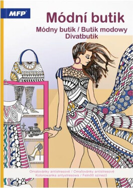 Omalovánky antistresové Módní butik 210x290mm/32s