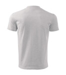 Heavy New tričko unisex světle šedý melír XL