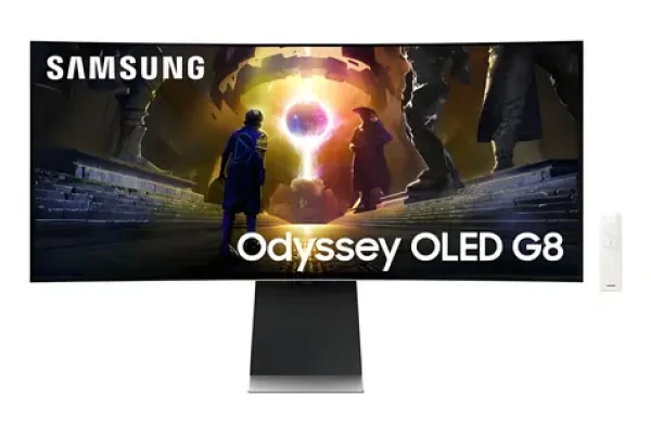 34" Samsung Odyssey OLED G8 S34DG850SU stříbrná / OLED / 3440 x 1440 / 21:9 / 0,03 ms / 175 Hz / 250 cd / HDMI+DP+USB-C (LS34DG850SUXEN)