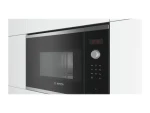 Bosch BFL523MS0 černá / Vestavná mikrovlnná trouba / 20 l / 800 W / LED displej / 7 programů / Dotykové ovládání (BFL523MS0)