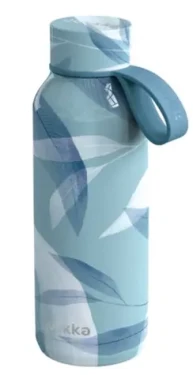 Quokka Nerezová termoláhev s poutkem Solid blue wind 510 ml (Q40182)