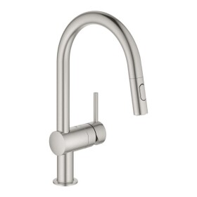 GROHE - Minta Dřezová baterie s výsuvnou sprškou, supersteel 32321DC2