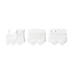 Räder Svítící LED dekorace Light Train, bílá barva, porcelán